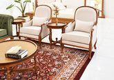 Classical Handcrafted Wooden Sofa Set and Chair